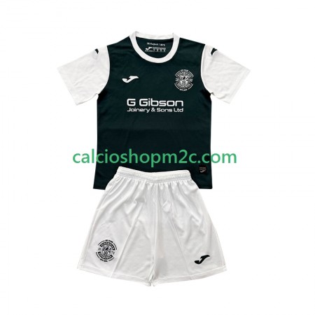 Hibernian Bambino Maglia Prima 2025/2026 Manica Corta